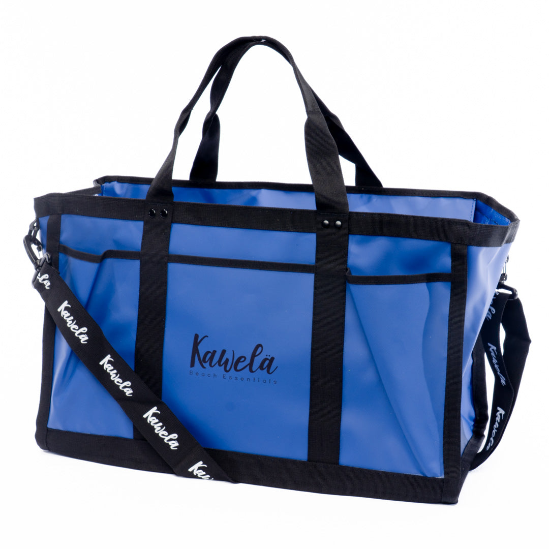 Sac fourre-tout KAWELÄ ZANZIBAR XL de 38L avec poignées robustes et design spacieux pour le shopping ou les voyages.