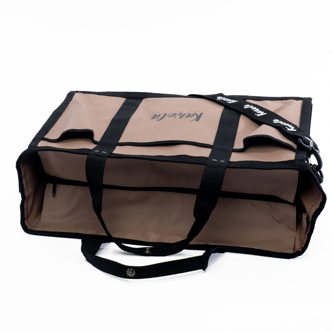 Sac fourre-tout KAWELÄ TUCSON XL de 38L avec compartiments spacieux et design moderne, visible en image.