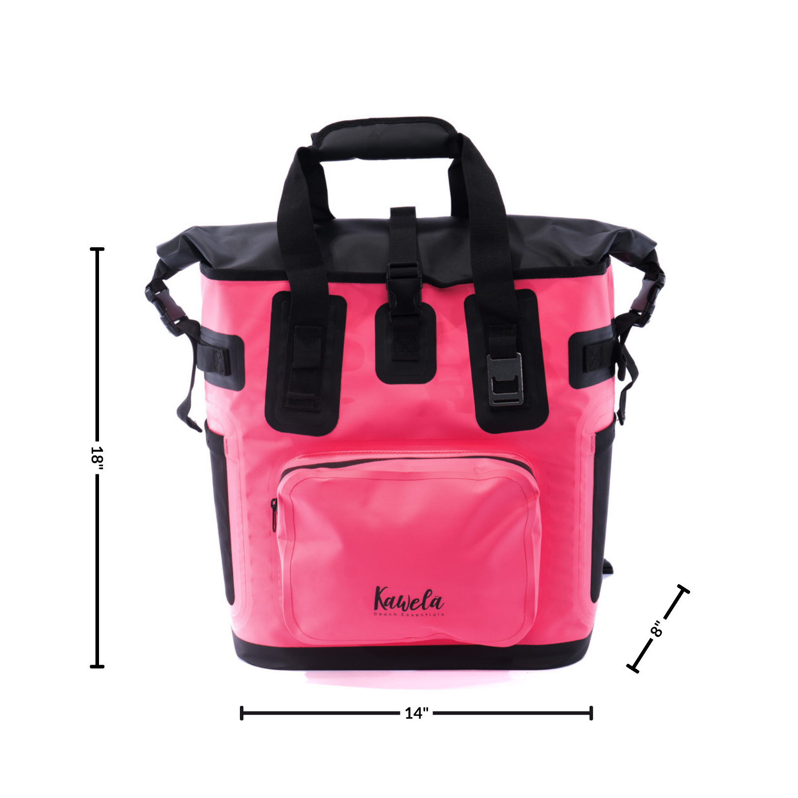 Sac à dos glacière KAWELÄ Positano 25L avec compartiments isothermes et poignées confortables, idéal pour les excursions.