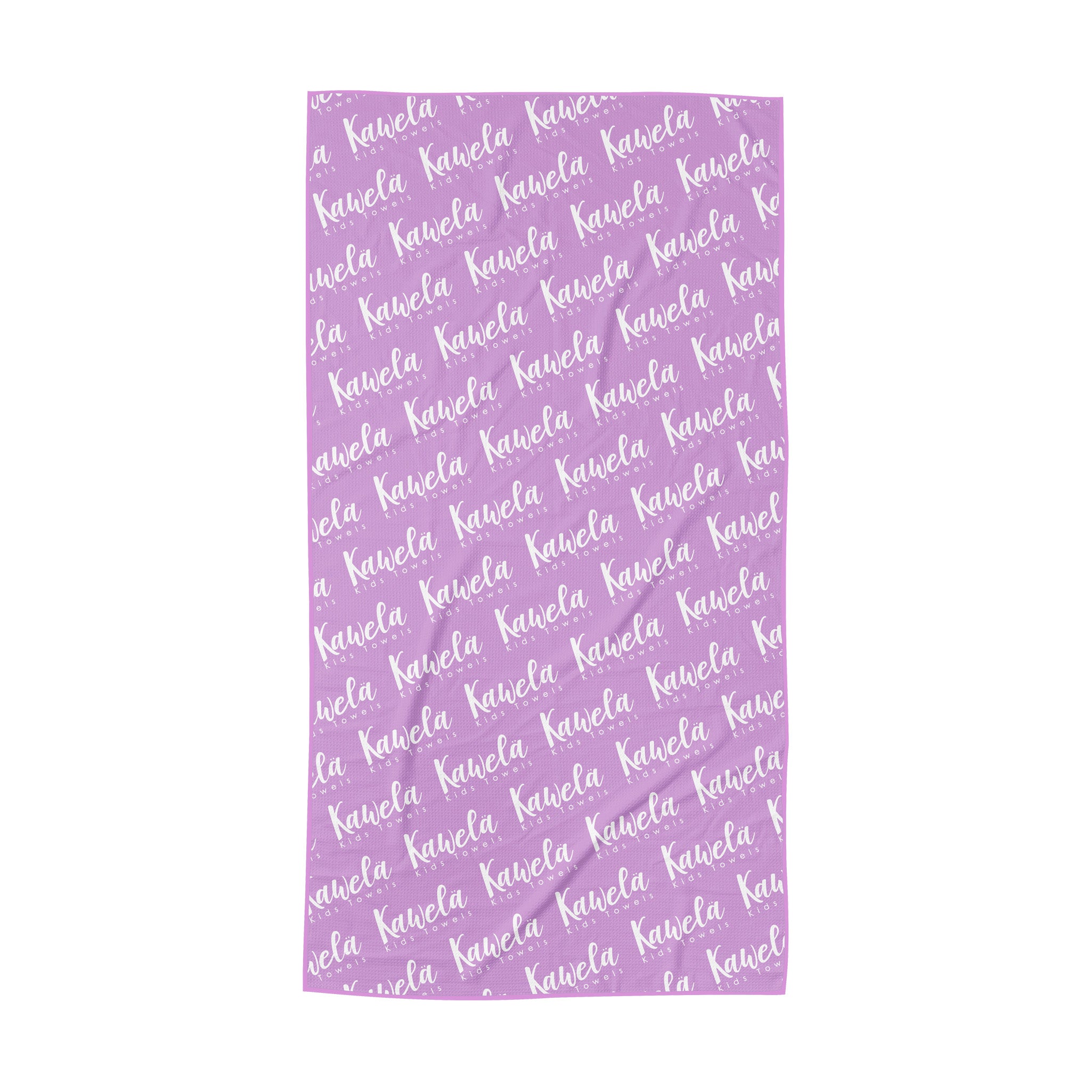Serviettes pour enfant KAWELÄ Clearwater avec dos transparent, motif coloré et amusant pour les jeunes enfants.