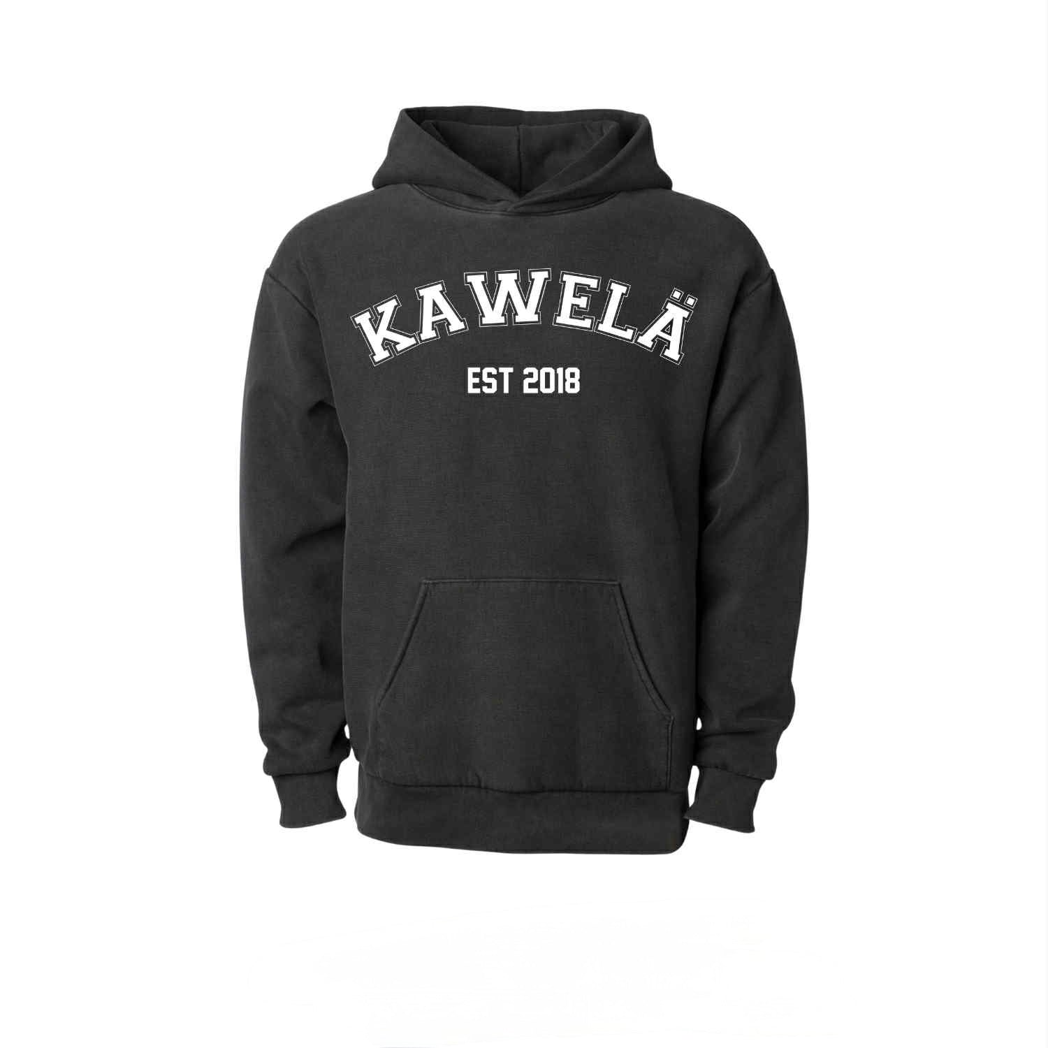 HOODIE CHARBON VINTAGE '25 - Kawelä