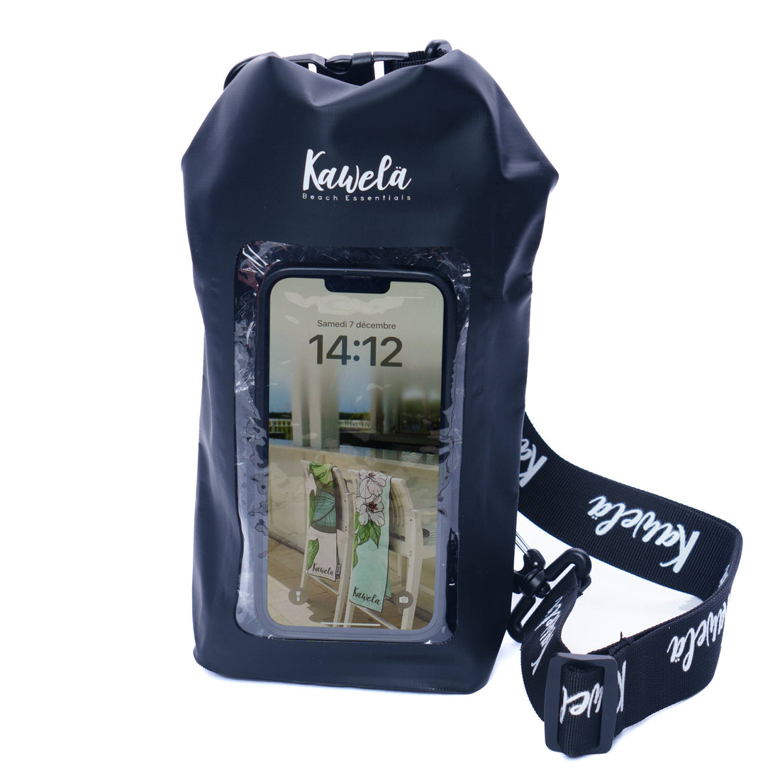 Sac étanche SAN LORENZO de KAWELÄ, en tissu solide, avec fermeture hermétique et compartiments pour protection contre l&