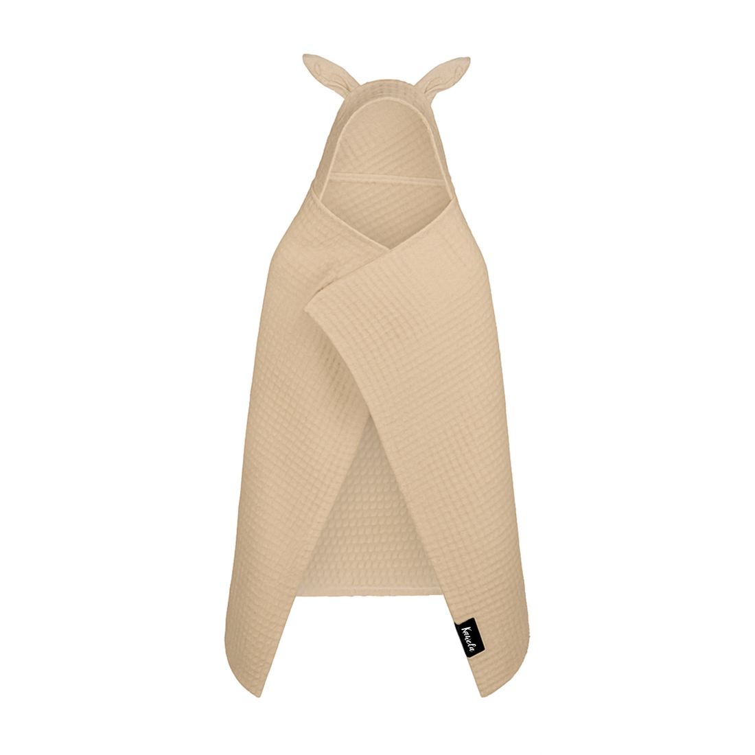 Serviette de bain enfant Sahara de la marque Kawelä, douce et colorée, avec motif amusant pour enfants.