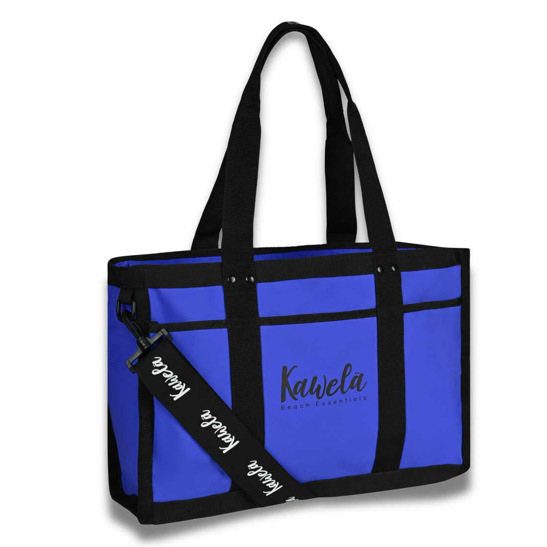 Sac fourre-tout KAWELÄ Zanzibar 25L en toile avec poches latérales et poignées robustes, idéal pour le quotidien.