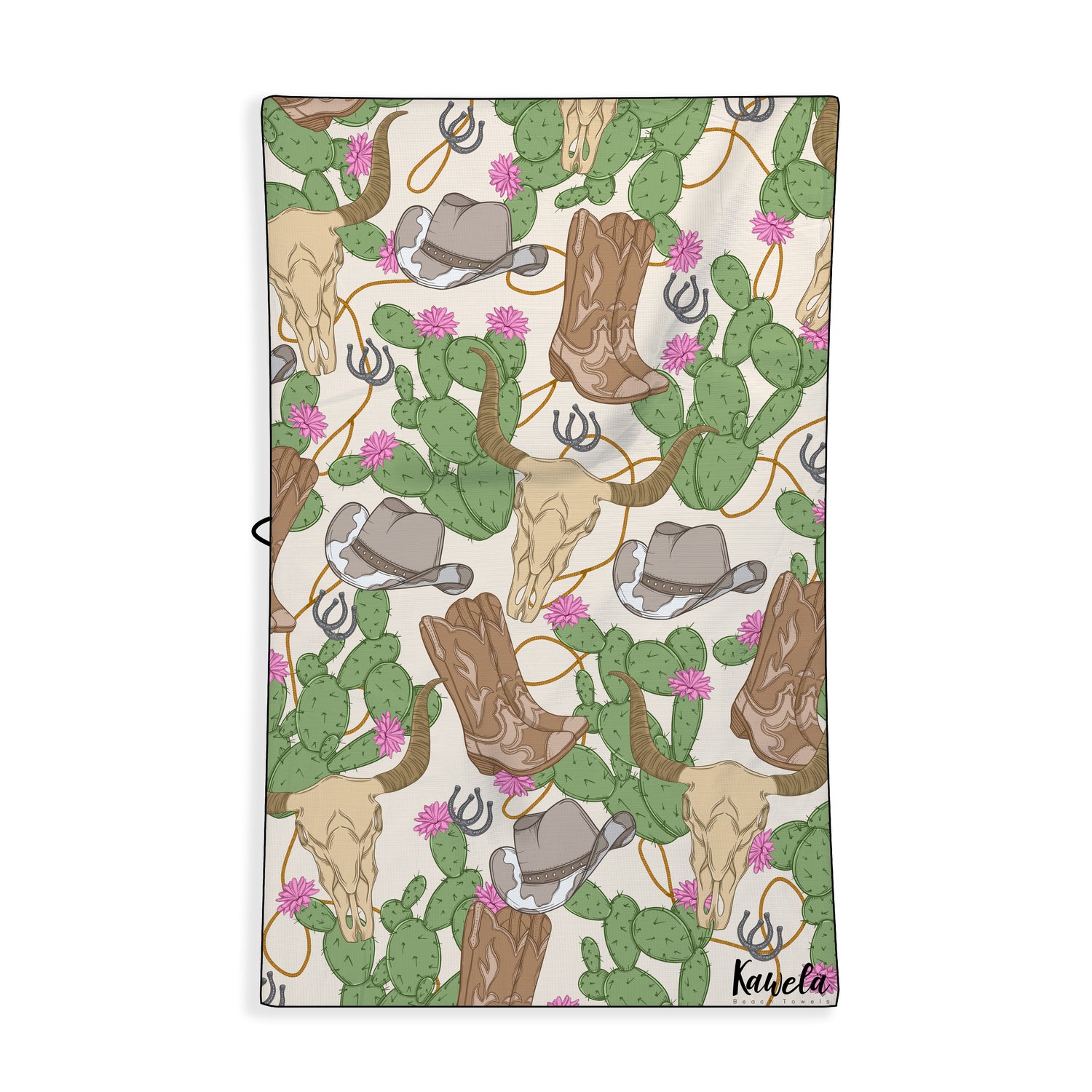 Serviette de plage KAWELÄ ArizonaCity avec motif coloré, idéale pour la plage ou la piscine, en tissu doux et absorbant.