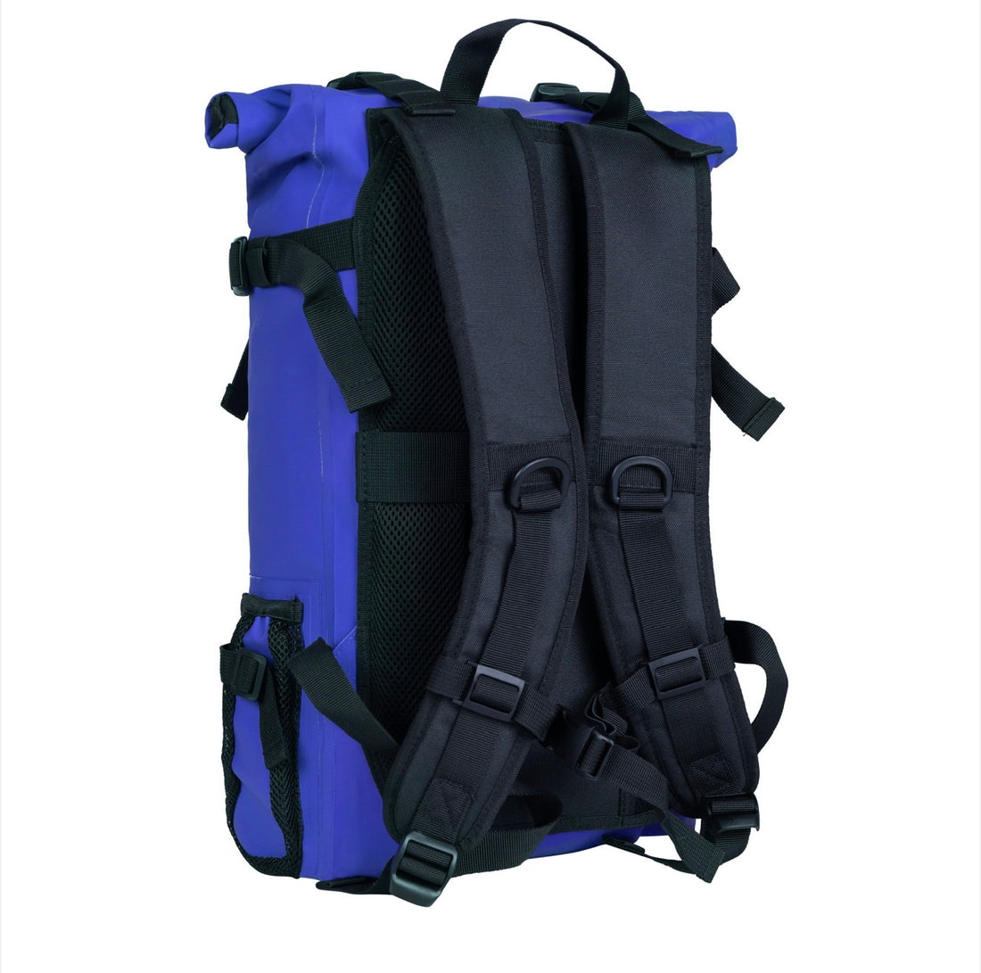 Sac à dos KAUAI de la marque KAWELÄ avec poches zippées et bretelles rembourrées, couleur neutre.