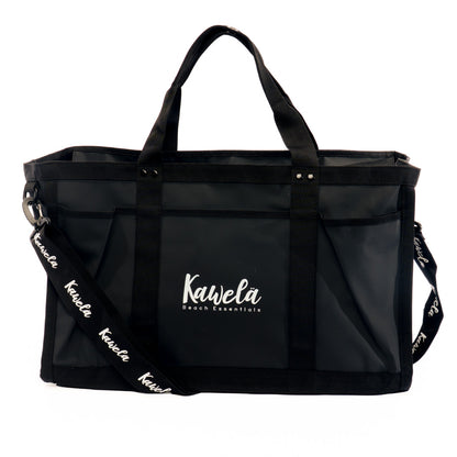 Sac fourre-tout KAWELÄ Bakou XL, grand sac de 38L avec poches latérales, en tissu robuste et pratique pour le quotidien.