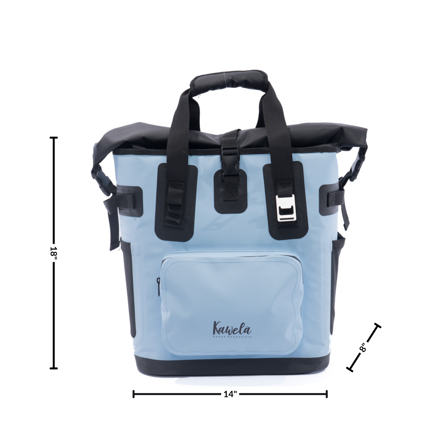 Sac à dos glacière Bondi KAWELÄ de 25L avec compartiments isolants et poignée pour garder les aliments au frais.