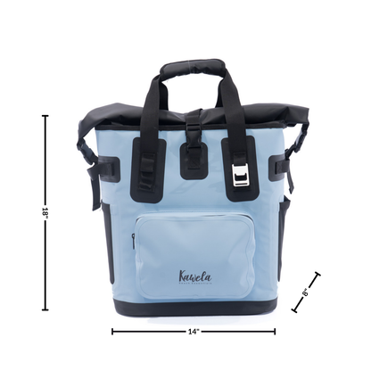 Sac à dos glacière Bondi KAWELÄ de 25L avec compartiments isolants et poignée pour garder les aliments au frais.