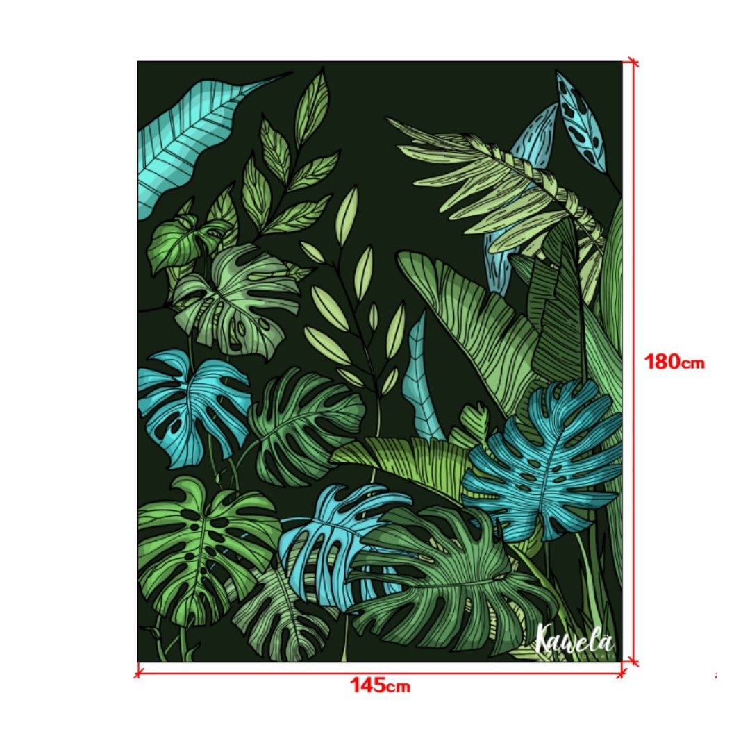 Couverture de pique-nique SAN DIEGO de KAWELÄ avec motif coloré et tissu doux, idéale pour les sorties en plein air.