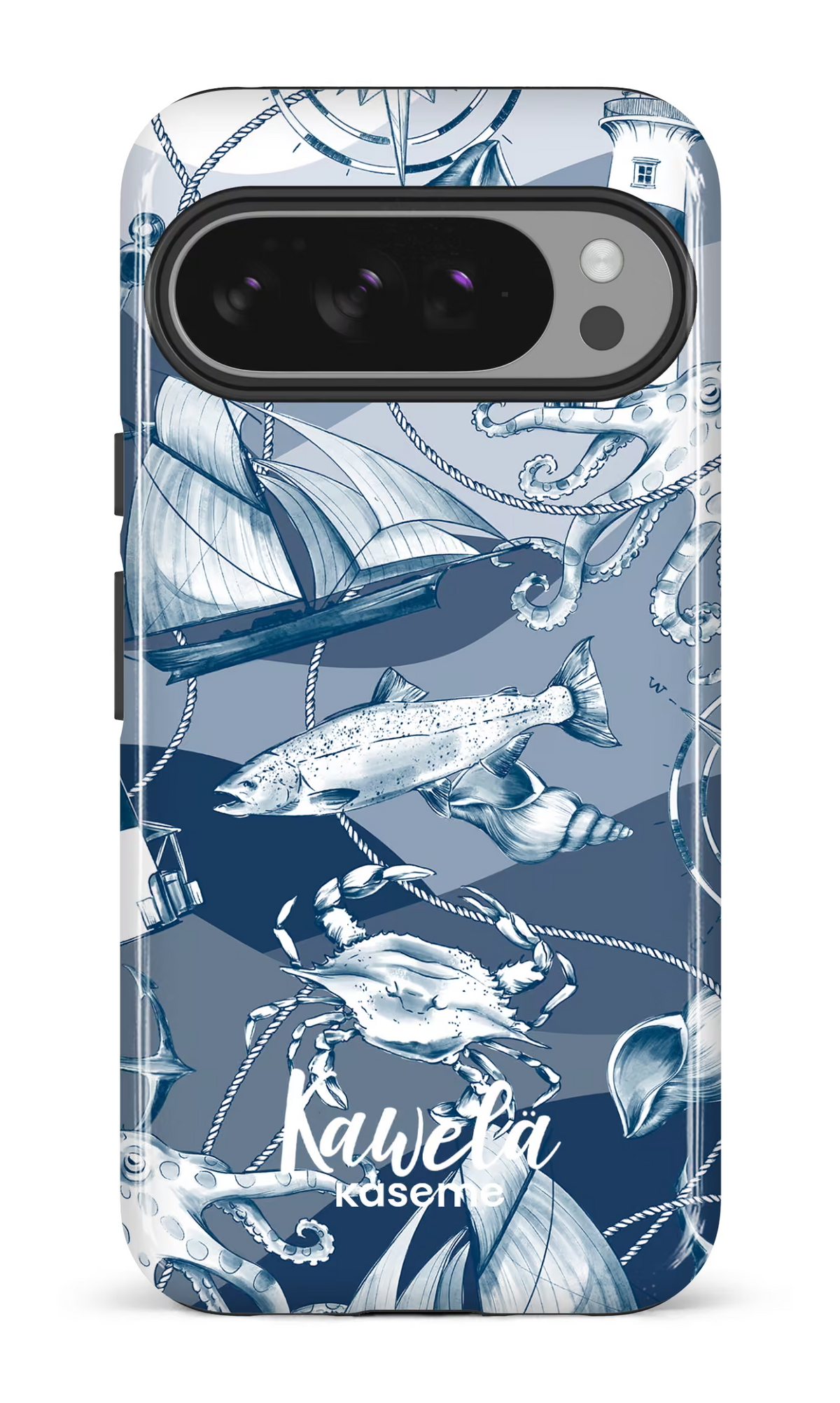 Étui à téléphone impact KaseMe Pop-Up pour Google Pixel 10 Pro XL avec motif Halifax en finition brillante.