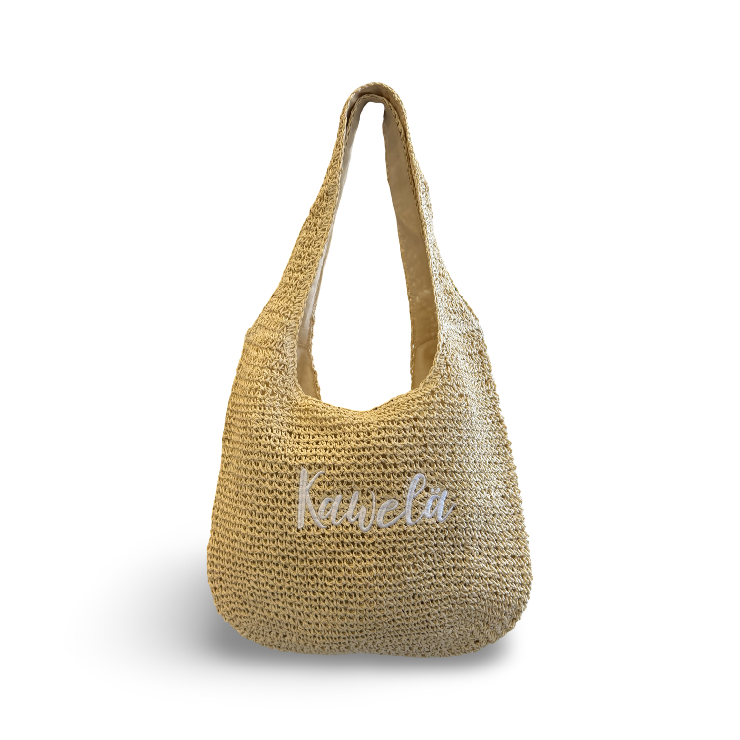 Sac fourre-tout ESSAOUIRA de la marque KAWELÄ, en tissu coloré avec poignées, pour un style décontracté et pratique.
