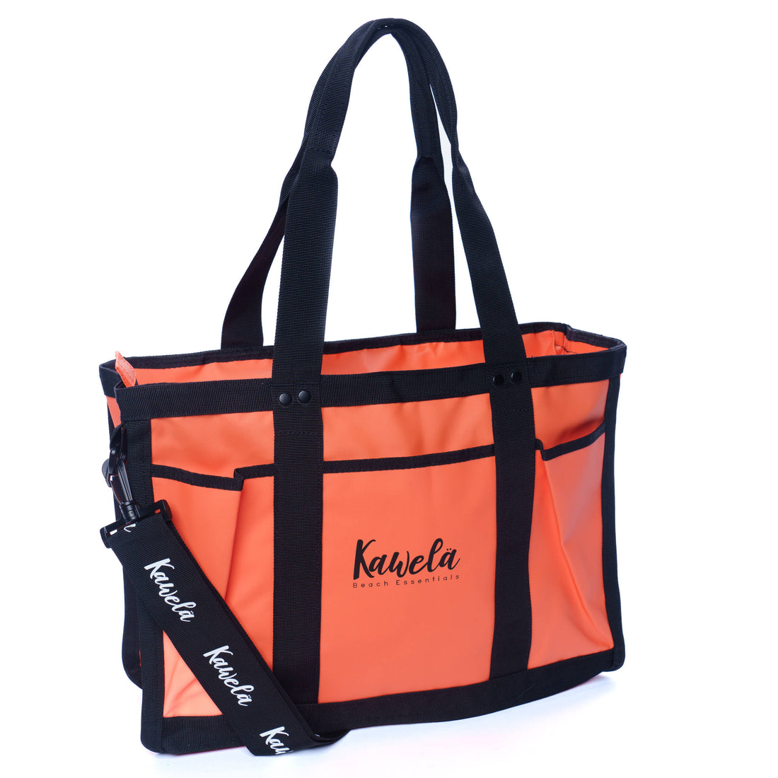 Fourre-tout KAWELÄ FAYA 25L en tissu, porté sur l&