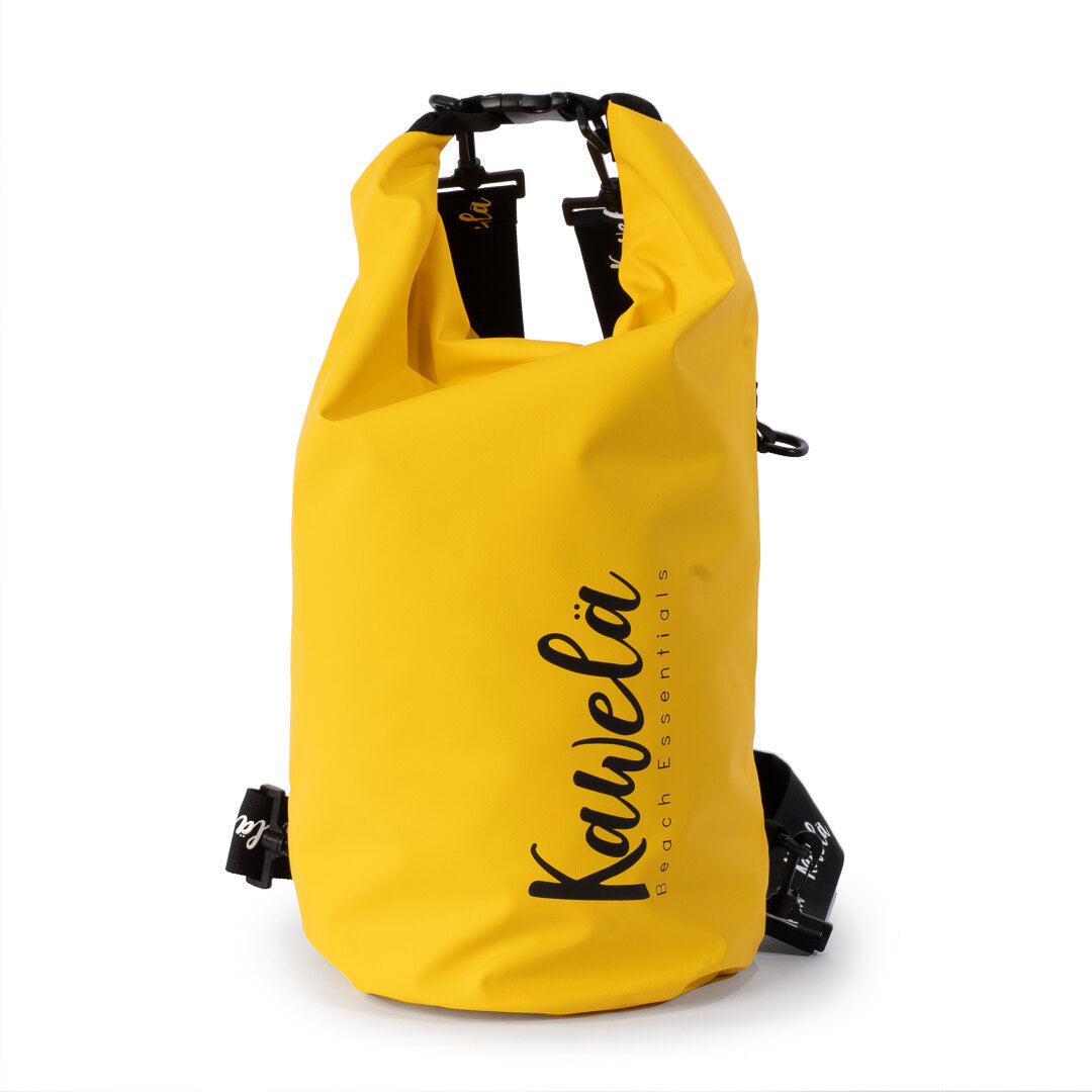 Sac étanche KAWELÄ GOLDEN, avec fermeture sécurisée, conçu pour protéger vos effets personnels contre l&