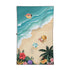 Serviette de plage KAWELÄ LE DIAMANT avec motif élégant, douceur et grande taille pour profiter du soleil à la plage