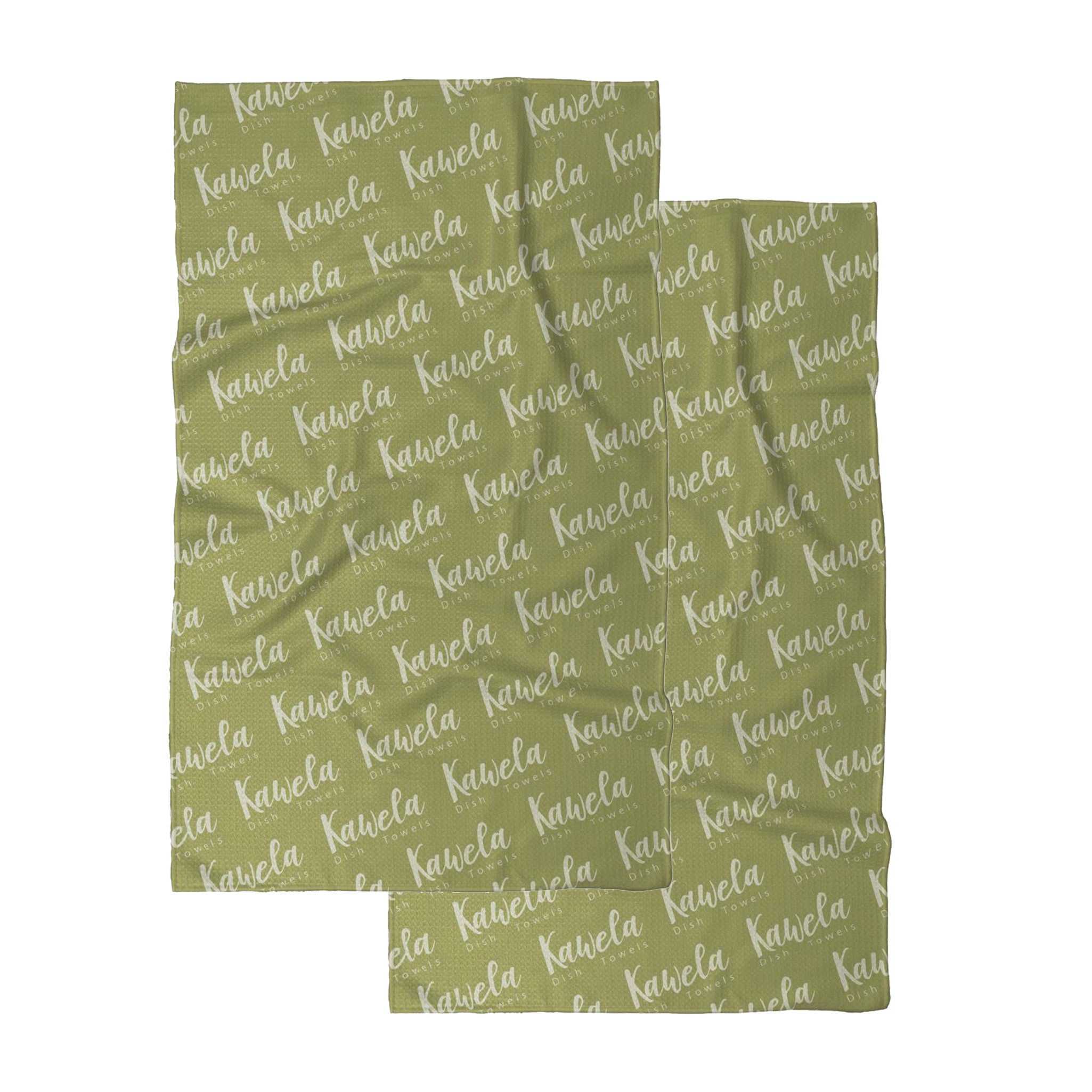 Linges à vaisselle NICE de la marque KAWELÄ, vue de dos, avec texture douce et design pratique pour essuyer la vaisselle.