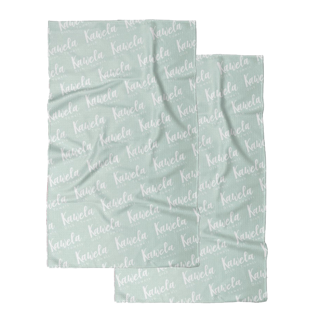 Linge à vaisselle KAWELÄ Moorea, vue de dos, en tissu absorbant et résistant pour la vaisselle et la cuisine.