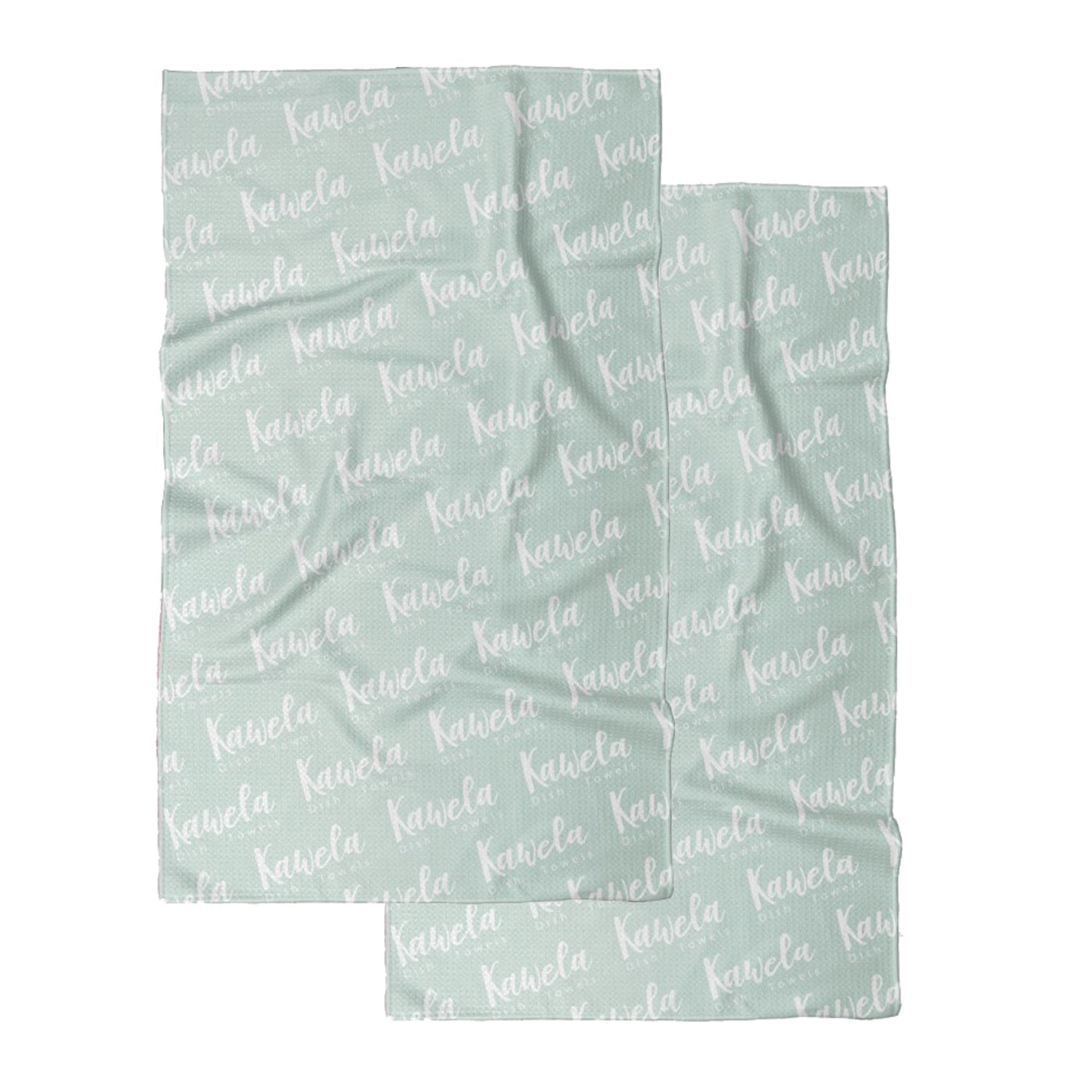 Linge à vaisselle KAWELÄ Moorea, vue de dos, en tissu absorbant et résistant pour la vaisselle et la cuisine.