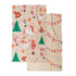 Linges à vaisselle KAWELÄ MANHATTAN avec motifs de Noël, tissu absorbant et décoratif pour la cuisine festive.