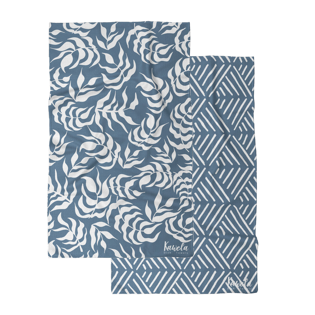 Linges à vaisselle VÓLOS de la marque KAWELÄ, tissu absorbant avec motifs élégants pour la cuisine.