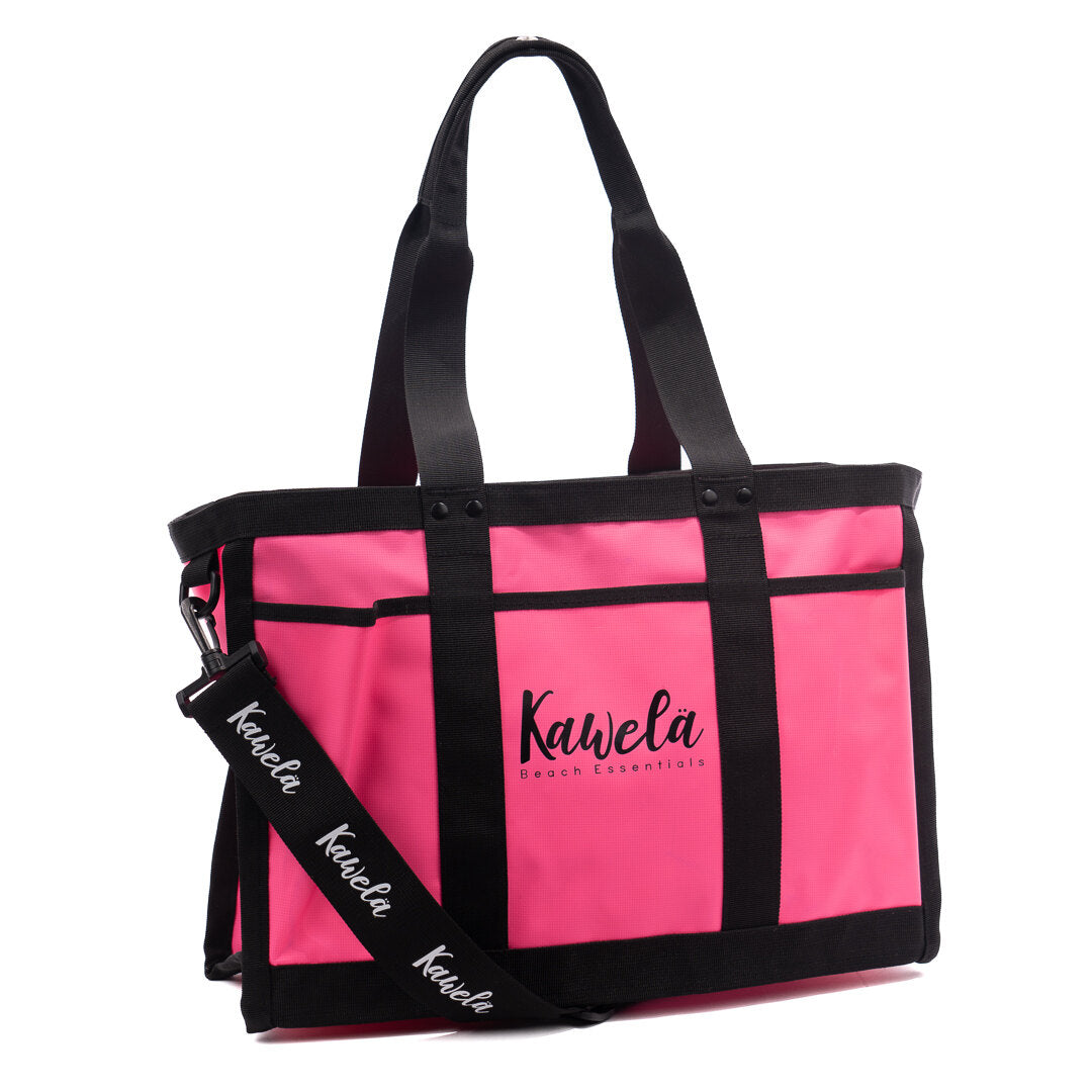 Sac fourre-tout KAWELÄ PÉKIN 25L en tissu avec poignées, vue de face, pratique et spacieux pour tous vos besoins.