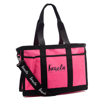 Sac fourre-tout KAWELÄ PÉKIN 25L en tissu avec poignées, vue de face, pratique et spacieux pour tous vos besoins.