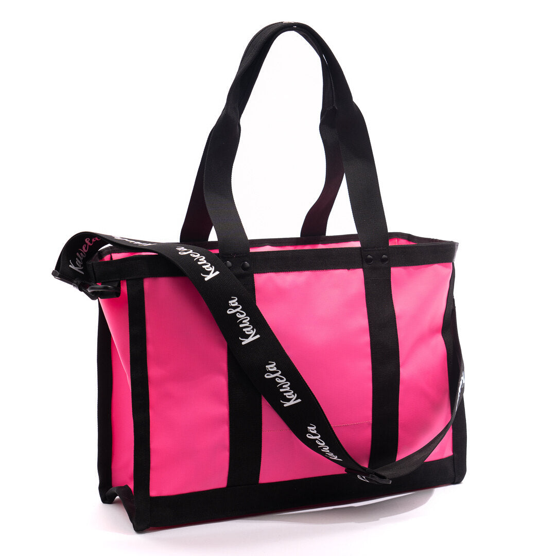 Sac fourre-tout KAWELÄ PÉKIN 25L en toile avec poignées, vue de face, pour transport pratique et style moderne.