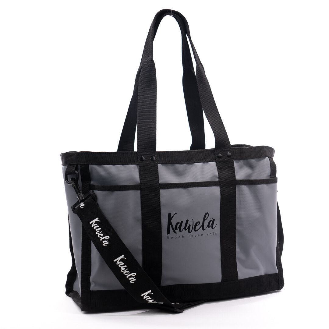 Sac fourre-tout KAWELÄ BORGANES 25L en tissu avec poignées, vue de face, pratique et spacieux pour le quotidien.