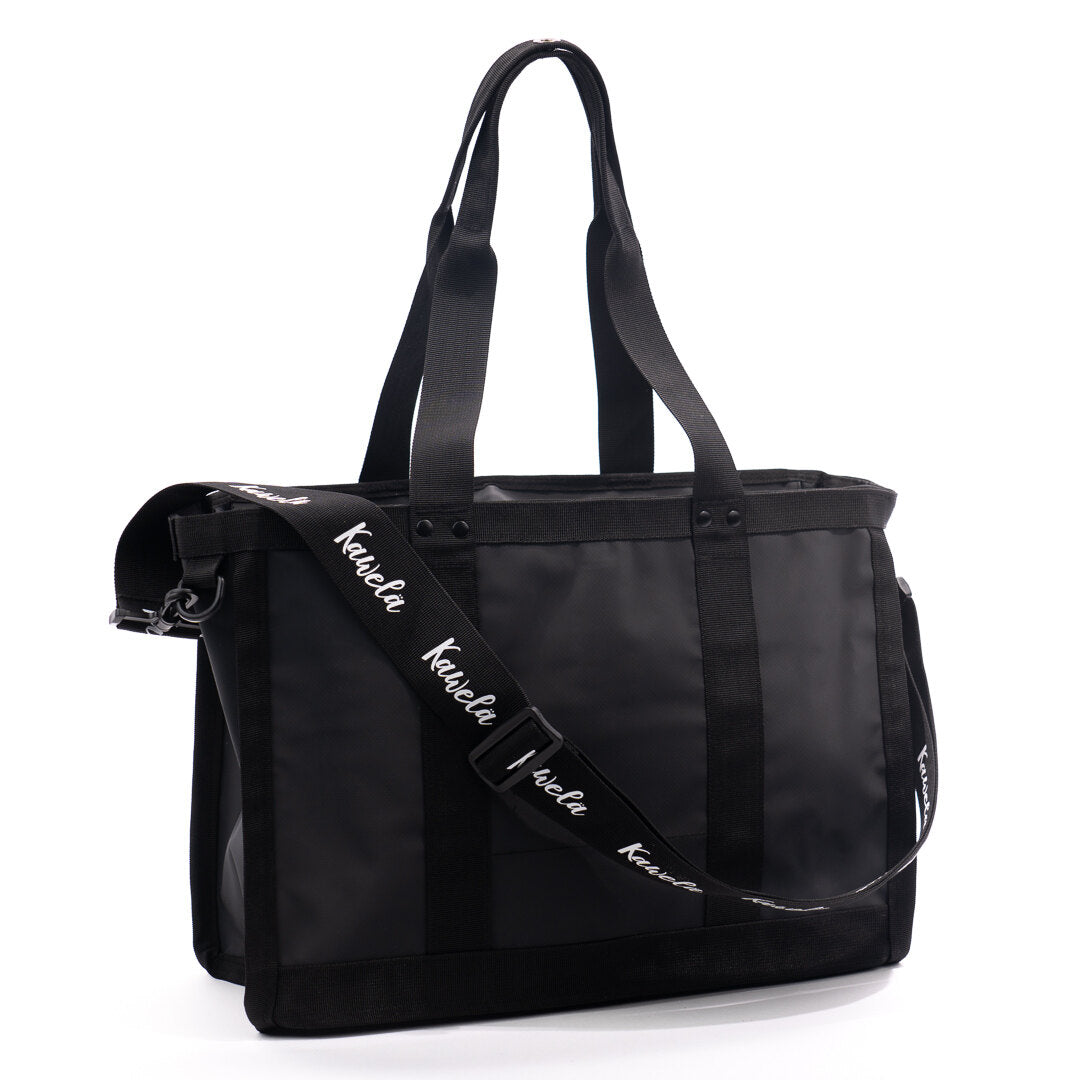 Sac fourre-tout KAWELÄ BAKOU 25L en toile avec poignée, vue de face, idéal pour le quotidien.