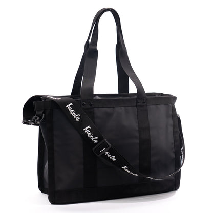 Sac fourre-tout KAWELÄ BAKOU 25L en toile avec poignée, vue de face, idéal pour le quotidien.