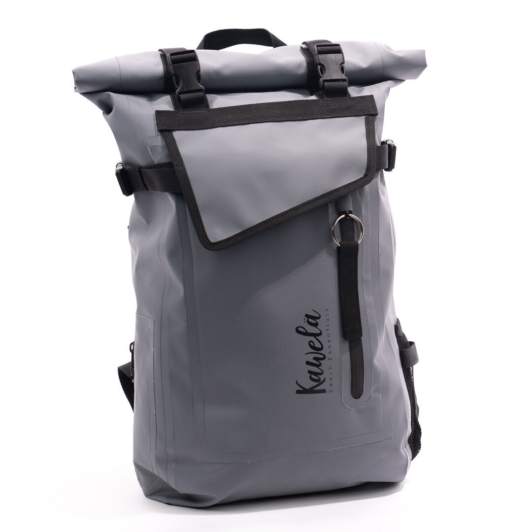 Sac à dos KAWELÄ NEW YORK avec compartiments spacieux et design moderne, vue de face avec détails visibles.