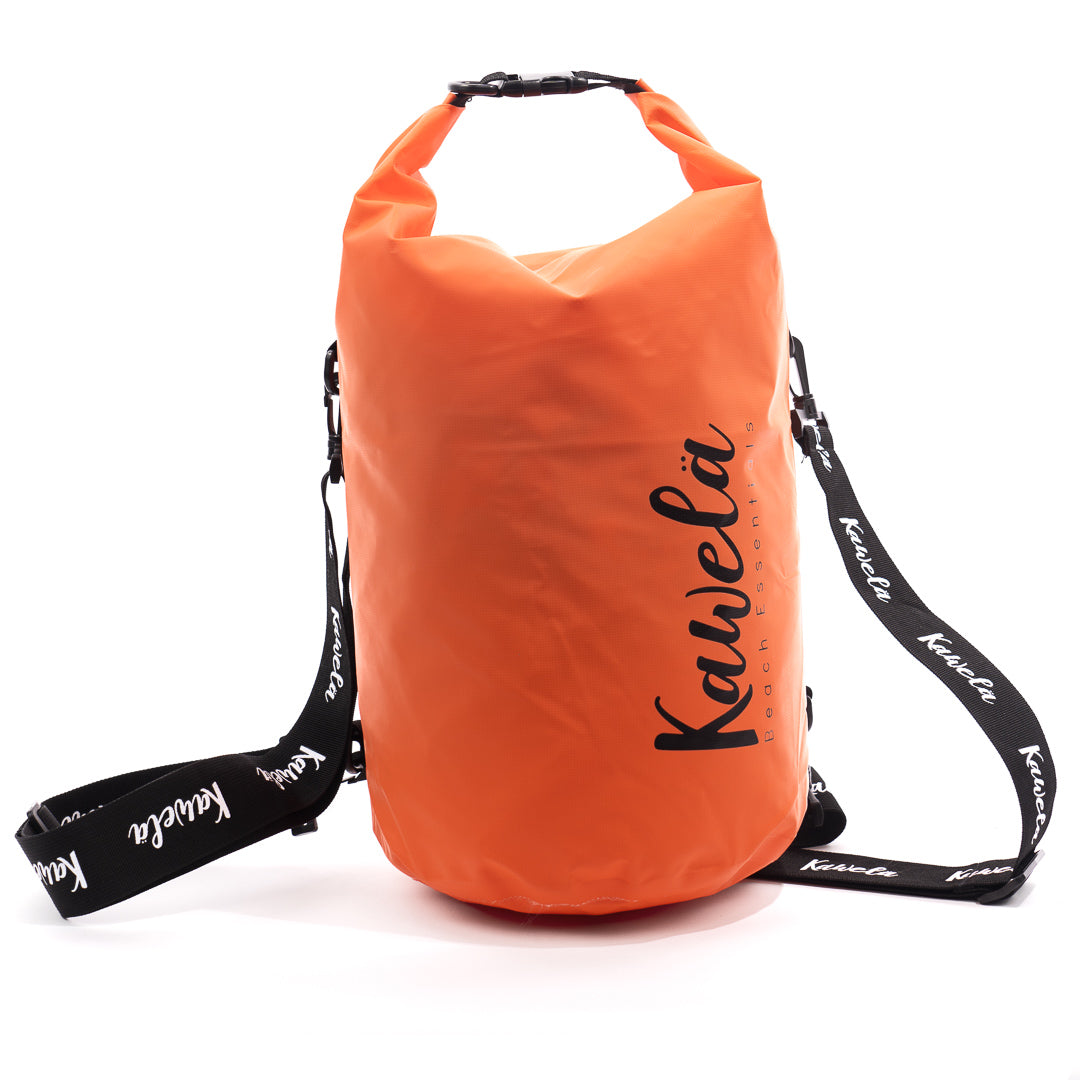 Sac étanche KAWELÄ Chilliwack avec fermeture sécurisée, en nylon noir résistant à l&