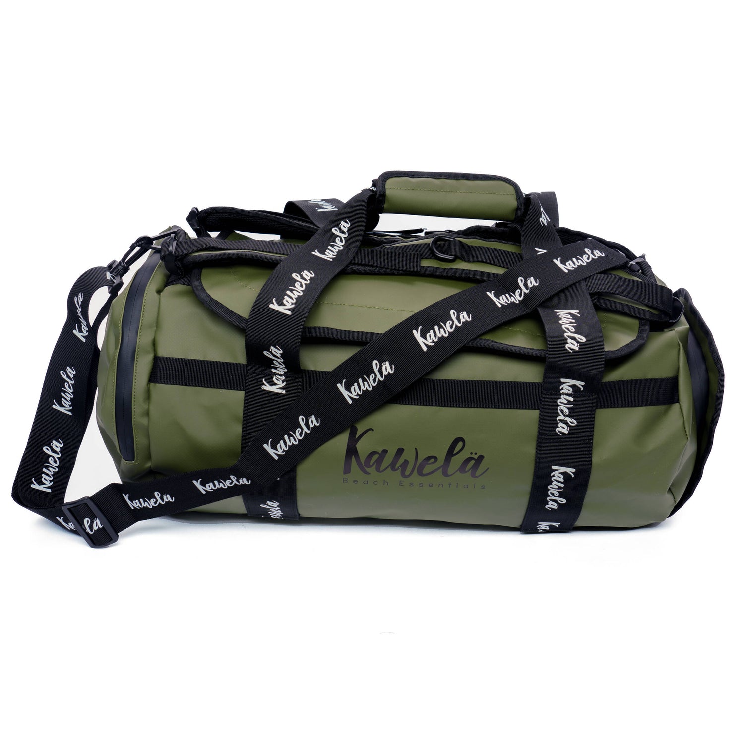 Sac de voyage KAWELÄ REYNOSA avec poignée et compartiments, vue de face, en tissu robuste.