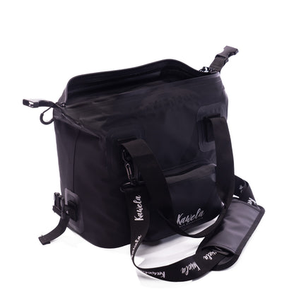 Boîte à lunch KAWELÄ OSLO de 10L, en plastique durable, avec compartiments pour le déjeuner, vue de face.