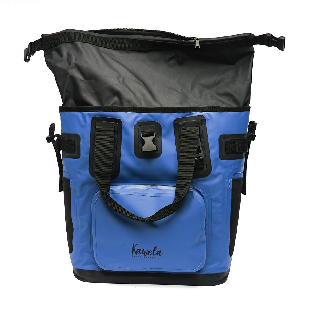 Sac à dos glacière KAWELÄ Tahoe 25L avec compartiments isolants, idéal pour les pique-niques et les activités extérieures.