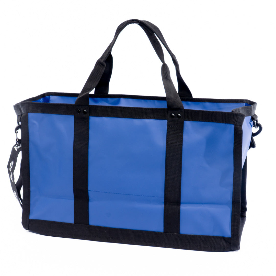 Sac fourre-tout KAWELÄ Zanzibar XL 38L en toile, avec poches extérieures et poignées robustes pour un style pratique et spacieux.