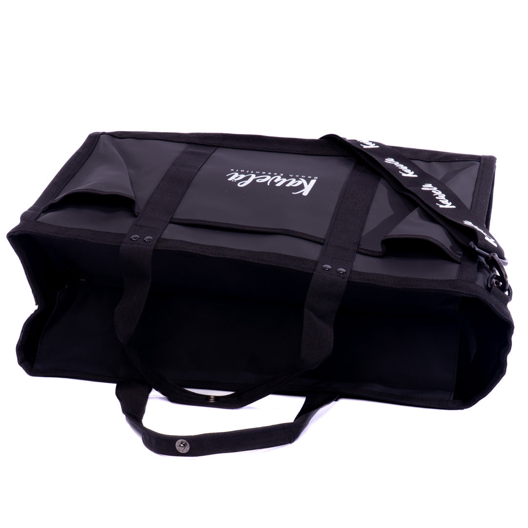 Sac fourre-tout KAWELÄ BAKOU XL de 38L avec poches et poignées, en tissu durable, pour transport pratique et spacieux.