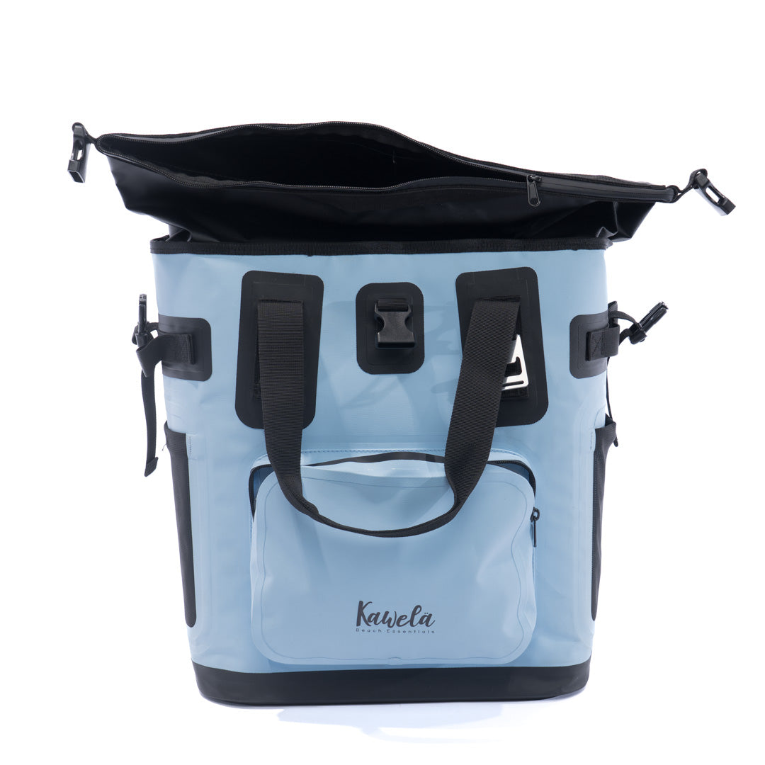 Sac à dos glacière KAWELÄ BONDI de 25L avec isolation, porté sur l&