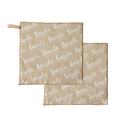 Linges à nettoyer Kawelä Marseille, ensemble de linges absorbants pour le nettoyage à la maison, en tissu blanc.