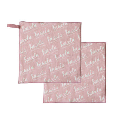 Linges à nettoyer Kawelä Rubi, ensemble de linges pour nettoyage, affichant des tissus doux et absorbants.