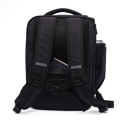 Sac à dos compressible KAWELÄ OSLO de 23L, léger et pratique, avec compartiments visibles, idéal pour voyager ou le quotidien.