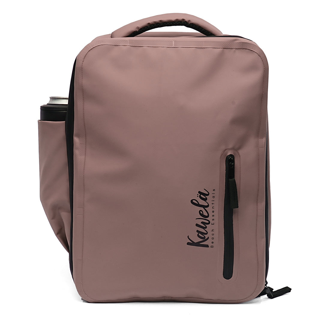 Sac à dos compressible KAWELÄ Austin de 23L avec poches et bandoulières ajustables, idéal pour le voyage et la randonnée.