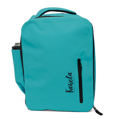 Sac à dos compressible KAWELÄ BORA de 23L, léger et pratique, avec compartiments pour un rangement facile.
