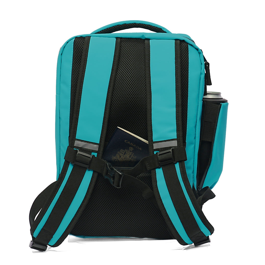 Sac à dos compressible KAWELÄ Bora de 23L, léger et pratique, avec poches et bretelles réglables, idéal pour l&