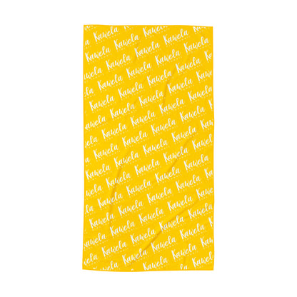 Serviettes enfant KAWELÄ Cahuita avec motif coloré, douce et absorbante pour enfants, idéale pour la plage ou la piscine.