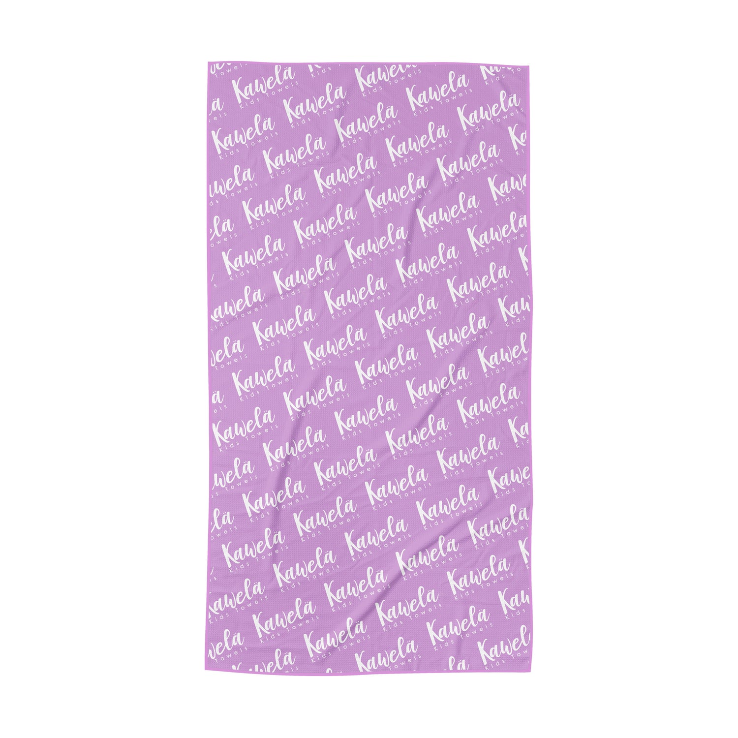 Serviettes pour enfant KAWELÄ Clearwater avec dos transparent, motif coloré et amusant pour les jeunes enfants.