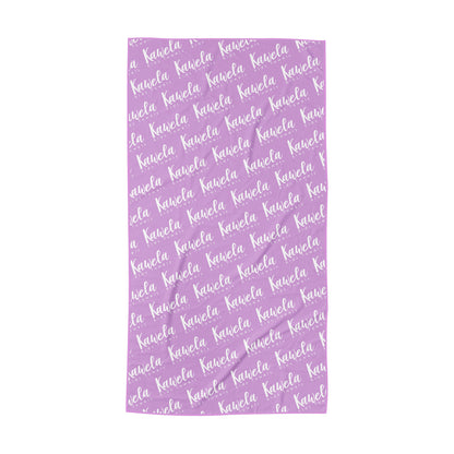 Serviettes pour enfant KAWELÄ Clearwater avec dos transparent, motif coloré et amusant pour les jeunes enfants.
