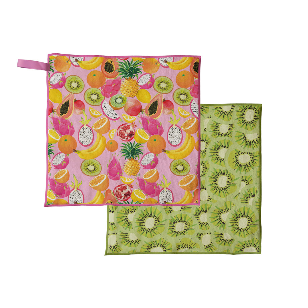 Linges à nettoyer Kawelä Siesta Key, ensemble de linges doux et absorbants pour le nettoyage domestique.
