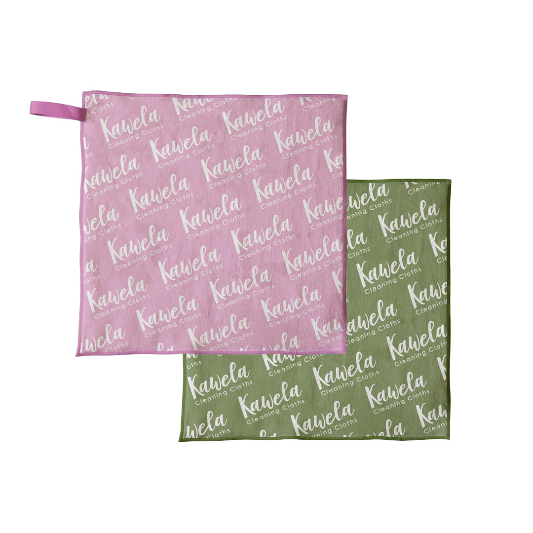 Linges à nettoyer Kawelä Siesta Key, ensemble de linges doux et absorbants pour le nettoyage à la maison.