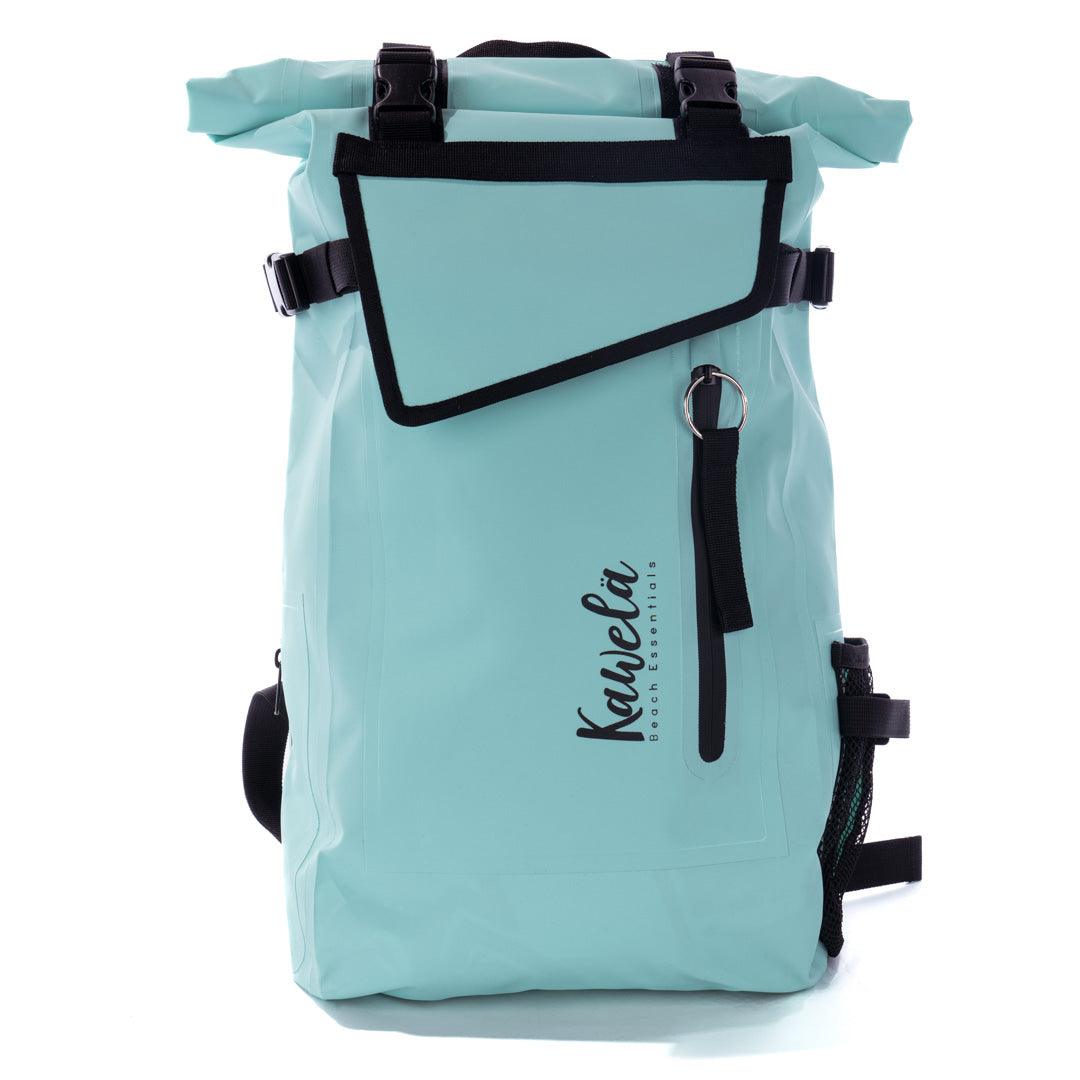 Sac à dos KAWELÄ ZANTE avec motif sarcelle, design moderne et pratique pour un usage quotidien.